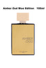 AMBER OUD BLUE EDITION SPRAY PERFUME EAU DE PARFUM FOR MEN AND WOMEN - 100ML/3.4FL.OZ.