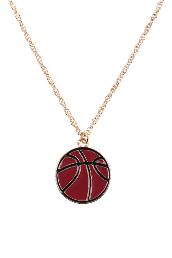 GAMEDAY EPOXY PENDANT CHAIN NECKLACE