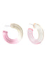 ACRYLIC TIEDYE HOOP EARRINGS