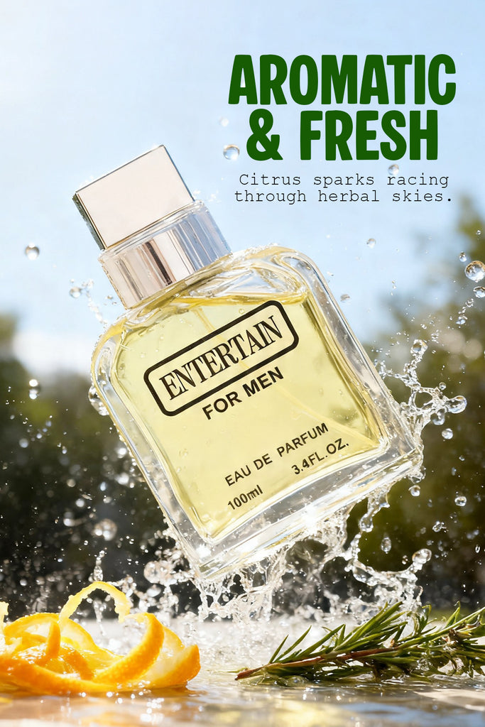 ENTERTAIN SPRAY PERFUME EAU DE PARFUM FOR MEN - 100ML/3.4FL.OZ.