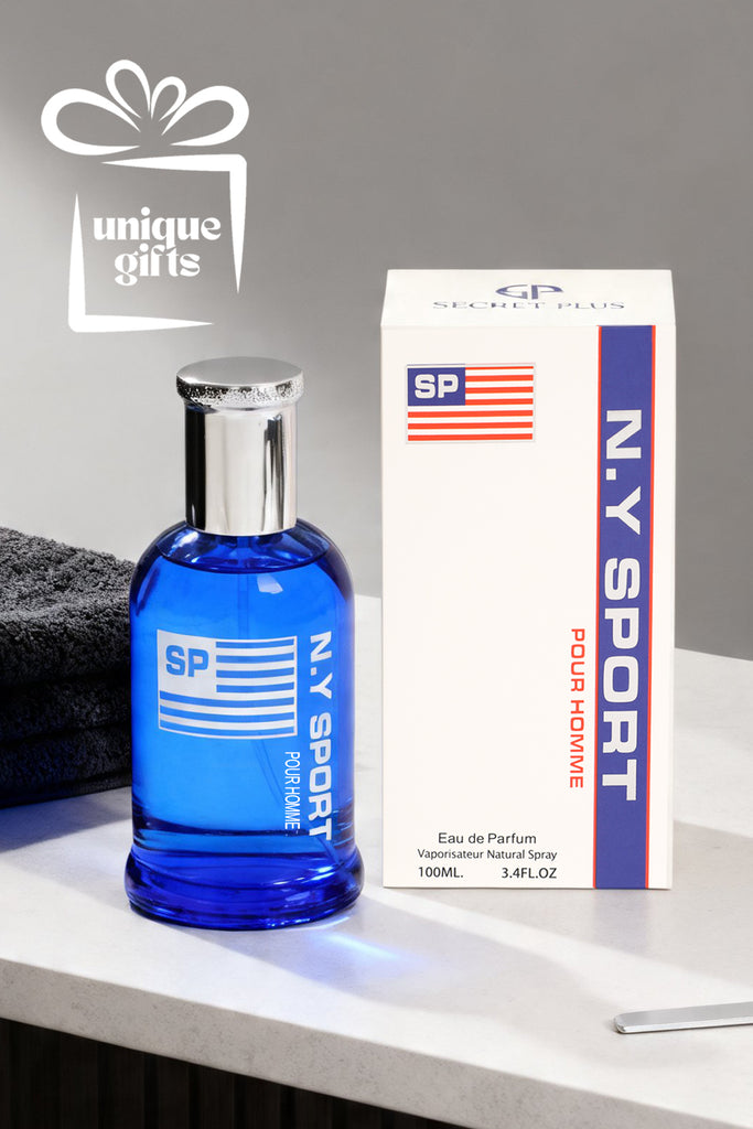 N.Y SPORT POUR HOMME SPRAY PERFUME EAU DE PARFUM FOR MEN - 100ML/3.4FL.OZ.