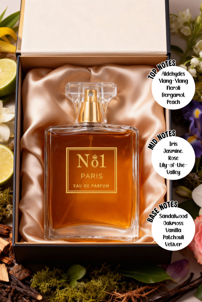NO 1 PARIS SPRAY PERFUME EAU DE PARFUM FOR WOMEN - 100ML/3.4FL.OZ.