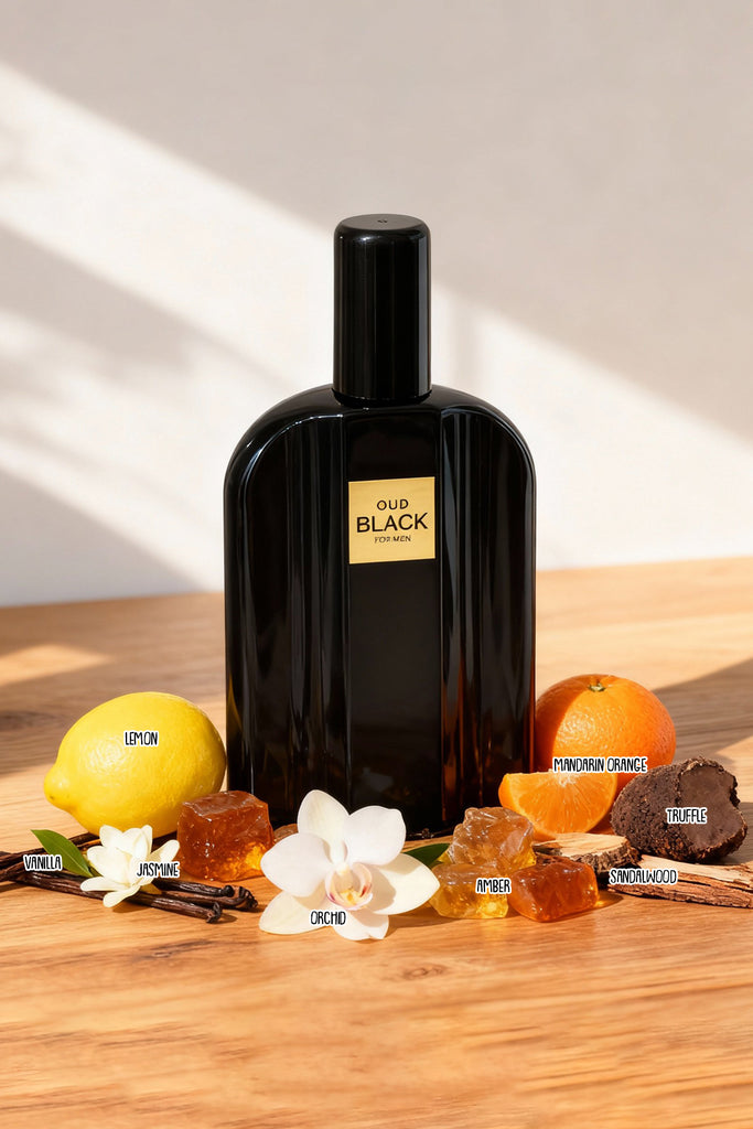 OUD BLACK SPRAY PERFUME EAU DE PARFUM FOR MEN - 100ML/3.4FL.OZ.
