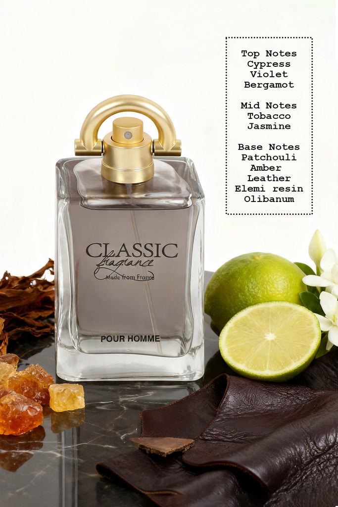 CLASSIC FRAGRANCE SPRAY PERFUME EAU DE PARFUM FOR MEN - 100ML/3.4FL.OZ.