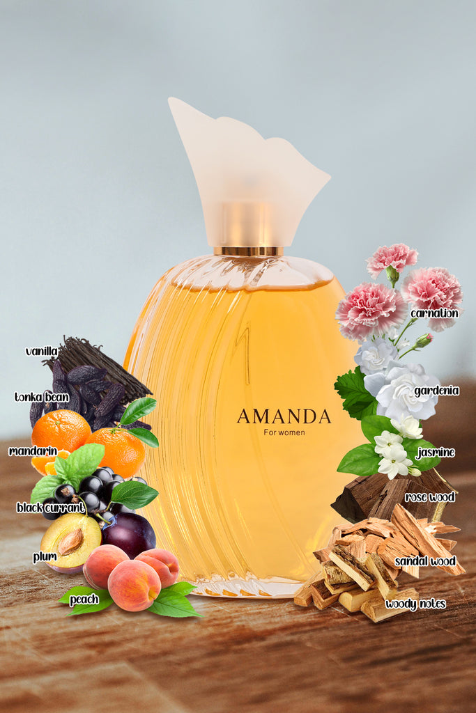 AMANDA SPRAY PERFUME EAU DE PARFUM FOR WOMEN - 100ML/3.4FL.OZ.