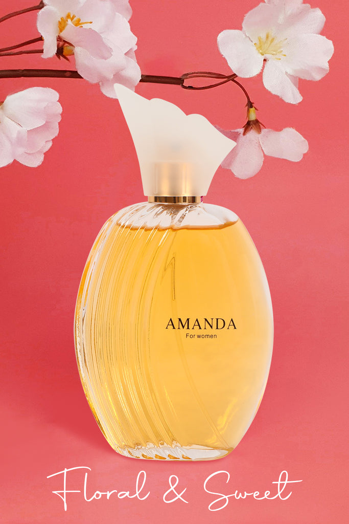 AMANDA SPRAY PERFUME EAU DE PARFUM FOR WOMEN - 100ML/3.4FL.OZ.