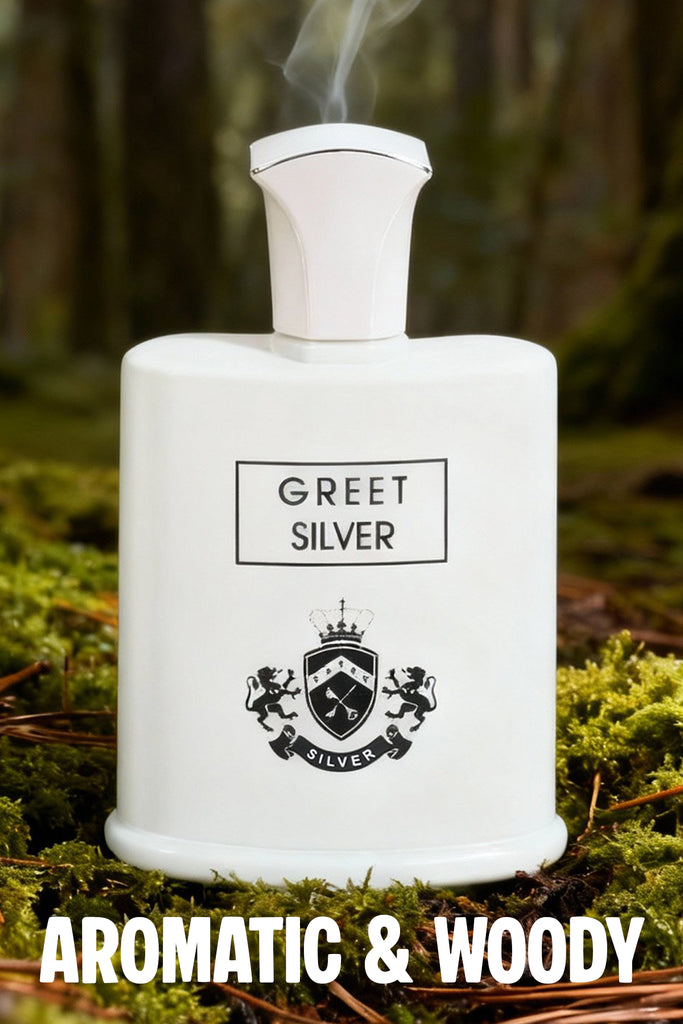 GREET SILVER SPRAY PERFUME EAU DE PARFUM FOR MEN - 100ML/3.4FL.OZ