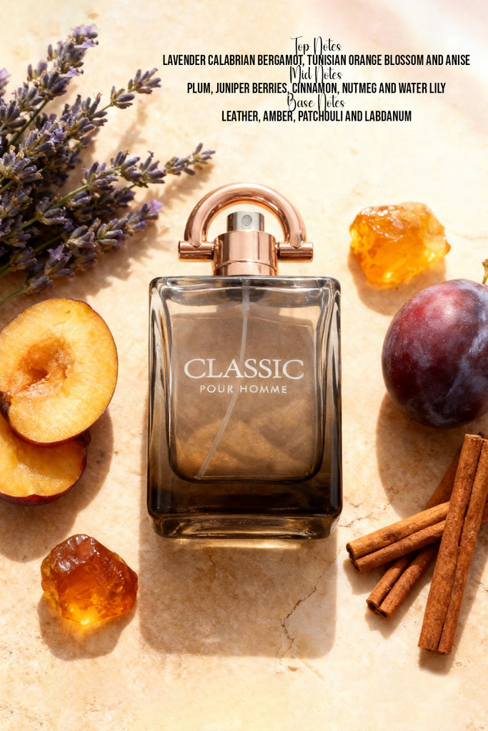CLASSIC POUR HOMME SPRAY PERFUME EAU DE PARFUM FOR MEN - 100ML/3.4FL.OZ.