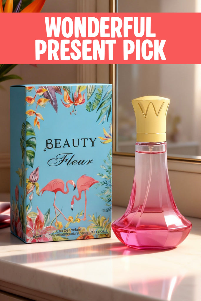 BEAUTY FLEUR SPRAY PERFUME EAU DE PARFUM FOR WOMEN - 90ML/3.0FL.OZ.