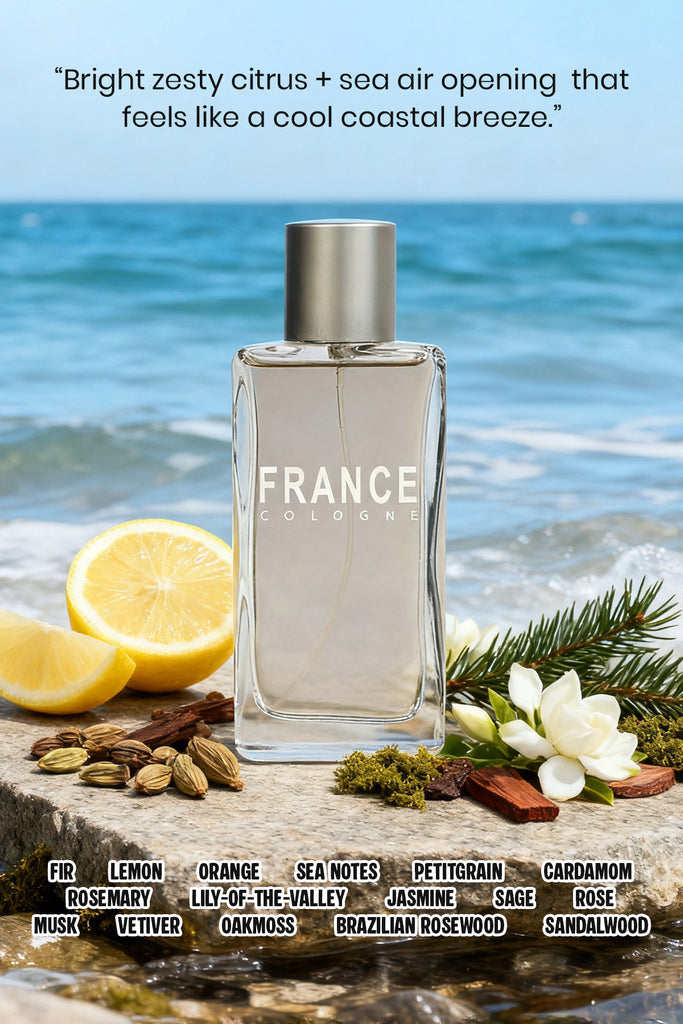 FRANCE COLONGNE SPRAY PERFUME EAU DE PARFUM FOR MEN - 100ML/3.4FL.OZ.