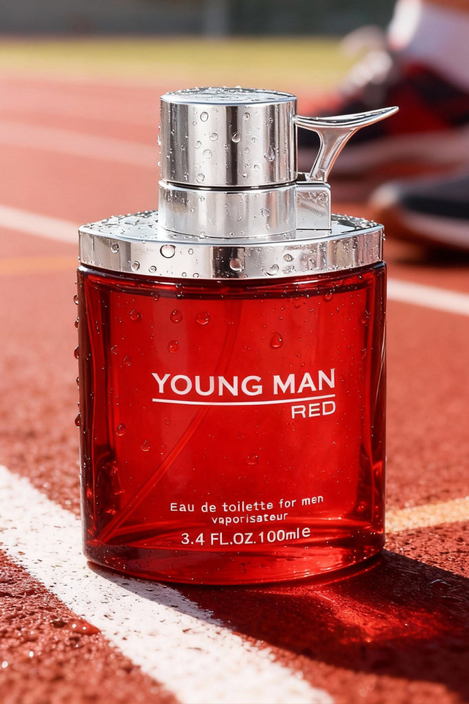YOUNG MAN RED SPRAY PERFUME EAU DE PARFUM FOR MEN - 100ML/3.4FL.OZ