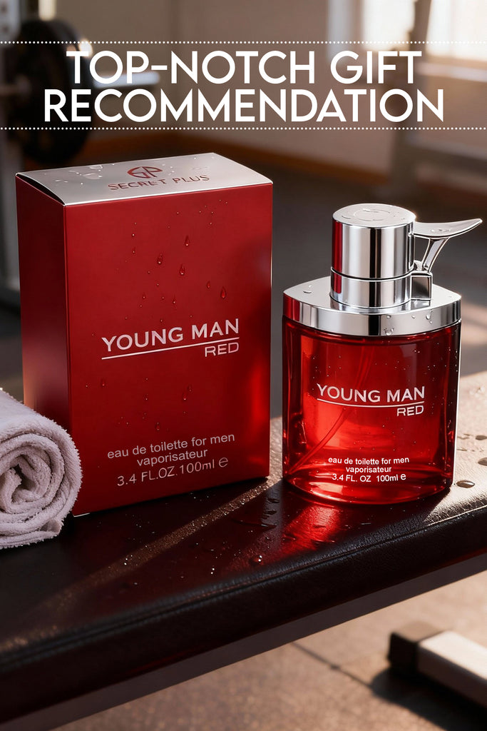 YOUNG MAN RED SPRAY PERFUME EAU DE PARFUM FOR MEN - 100ML/3.4FL.OZ