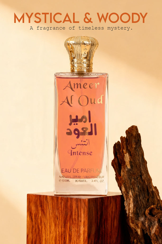 AMEER Al OUD INTENSE SPRAY COLOGNE EAU DE PARFUM FOR MEN - 100ML/3.4 FL.OZ