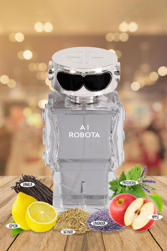 AI ROBOTA SPRAY PERFUME EAU DE PARFUM FOR MEN - 100ML/3.4FL.OZ. - Riah Fashion