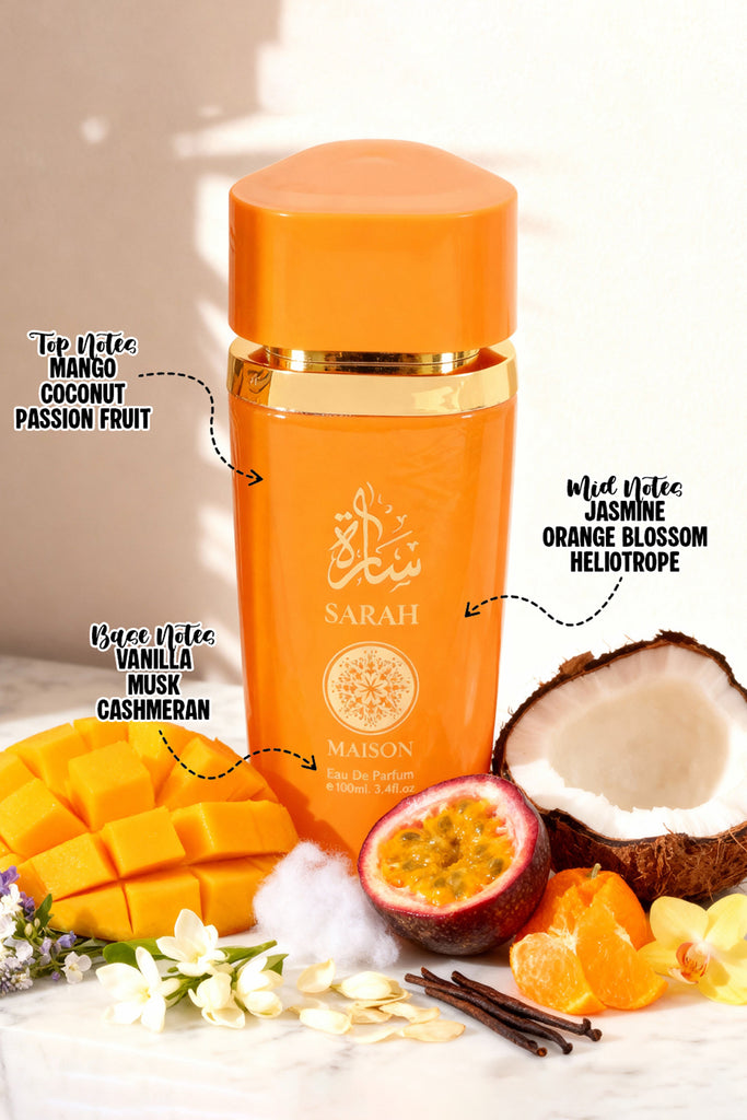 SARAH MAISON SPRAY PERFUME EAU DE PARFUM FOR WOMEN - 100ML/3.4 FL.OZ.