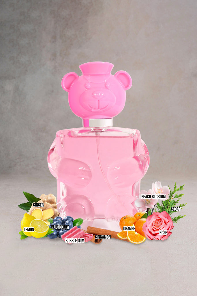 HONEY BEAR PINK SPRAY PERFUME EAU DE PARFUM FOR WOMEN - 100ML/3.4FL.OZ. - Riah Fashion