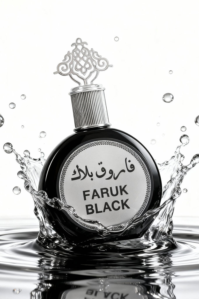 FARUK BLACK SPRAY PERFUME EAU DE PARFUM FOR MEN - 100ML/3.4FL.OZ. - Riah Fashion