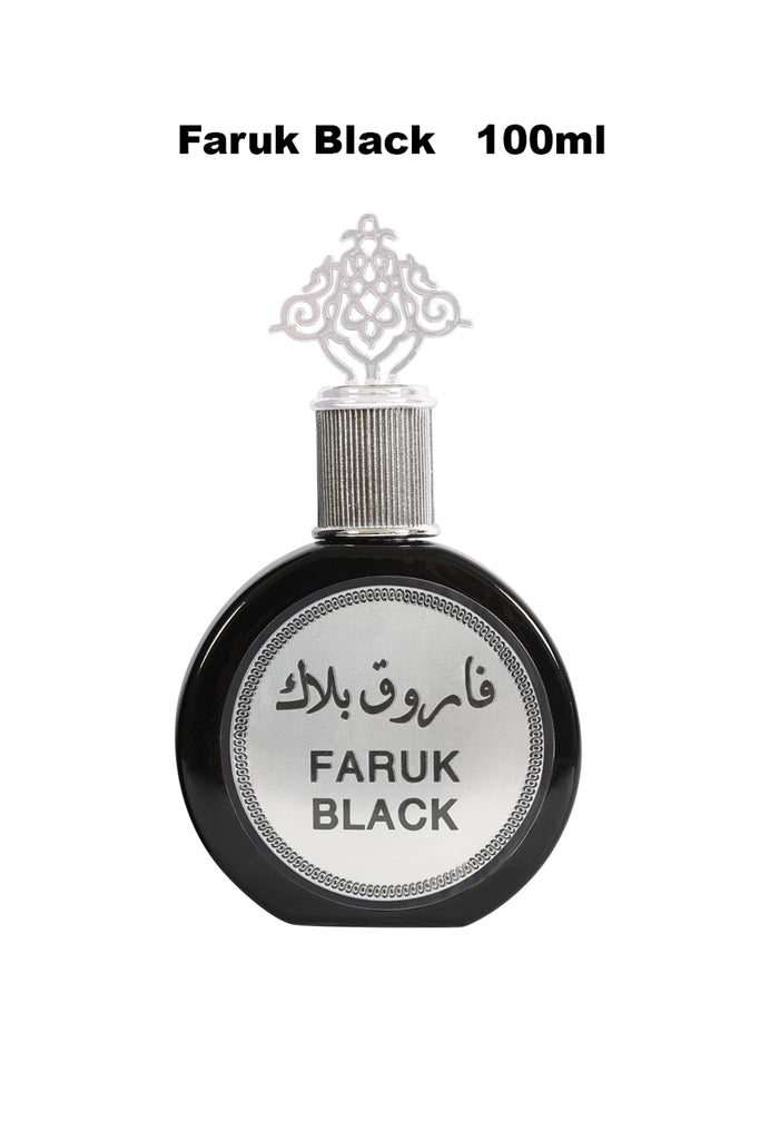 FARUK BLACK SPRAY PERFUME EAU DE PARFUM FOR MEN - 100ML/3.4FL.OZ. - Riah Fashion