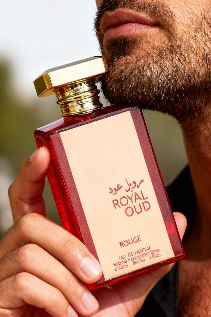 ROYAL OUD ROUGE SPRAY PERFUME EAU DE PARFUM FOR MEN - 100ML/3.4FL.OZ.