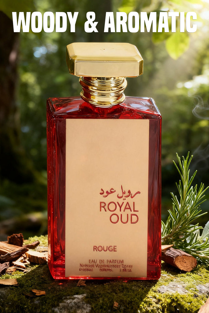 ROYAL OUD ROUGE SPRAY PERFUME EAU DE PARFUM FOR MEN - 100ML/3.4FL.OZ.