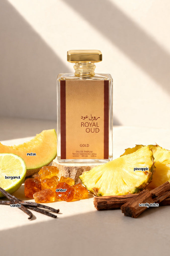 ROYAL OUD GOLD SPRAY PERFUME EAU DE PARFUM FOR MEN AND WOMEN - 100ML/3.4FL.OZ.