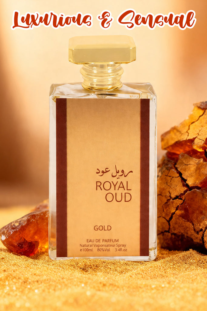 ROYAL OUD GOLD SPRAY PERFUME EAU DE PARFUM FOR MEN AND WOMEN - 100ML/3.4FL.OZ.