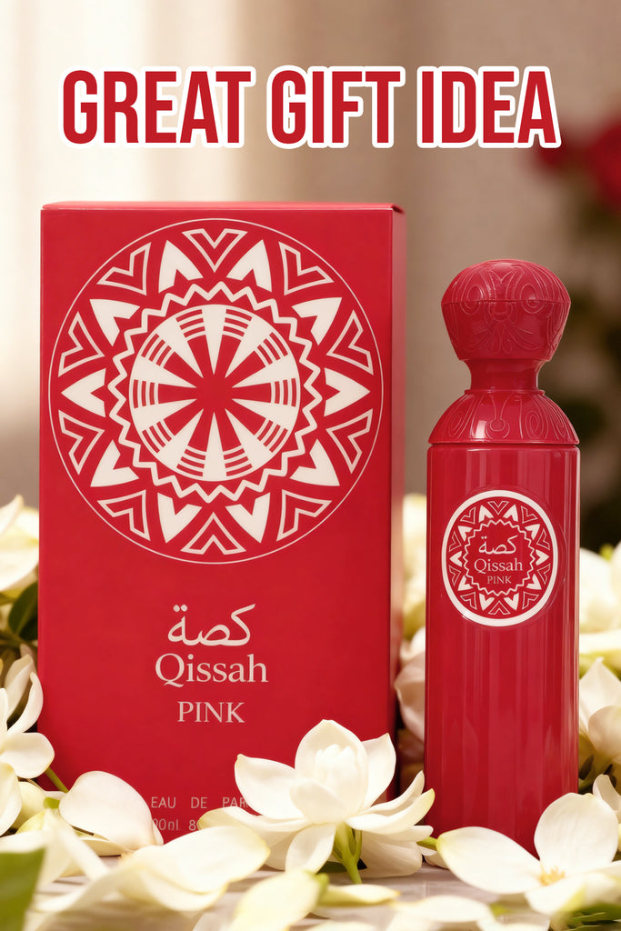 QISSAH PINK SPRAY PERFUME EAU DE PARFUM FOR WOMEN - 100ML/3.4FL.OZ.