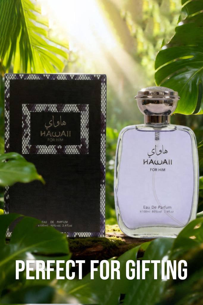 HAWAII FOR HIM SPRAY PERFUME EAU DE PARFUM FOR MEN - 100ML/3.4FL.OZ.