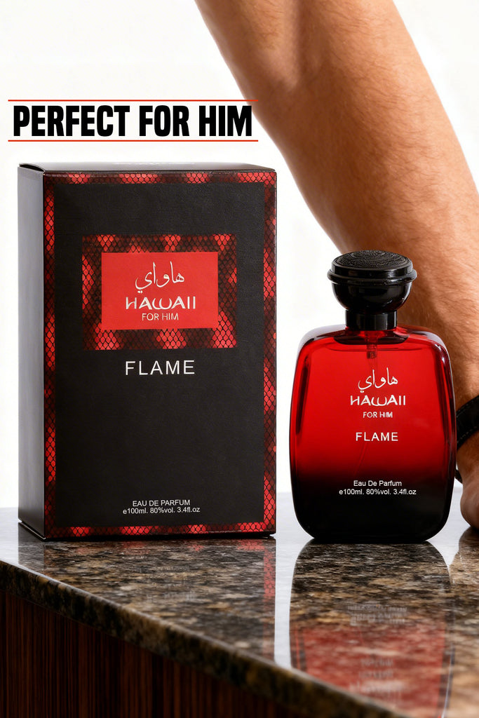 HAWAII FLAME SPRAY PERFUME EAU DE PARFUM FOR MEN - 100ML/3.4FL.OZ.