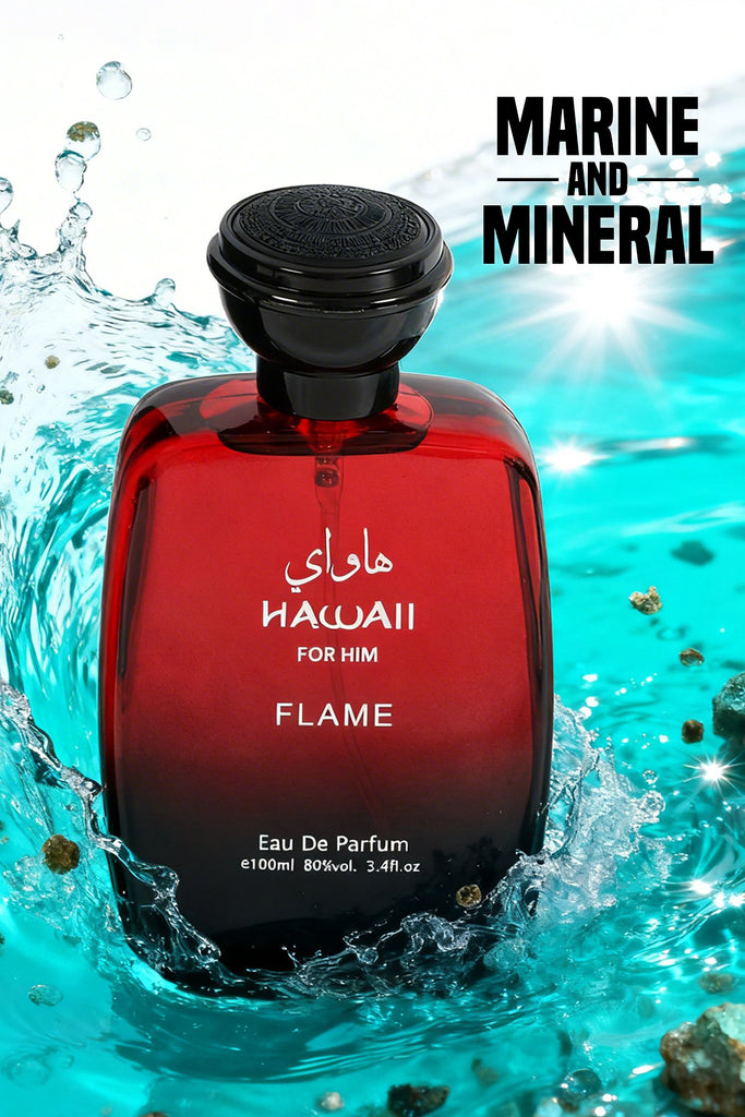 HAWAII FLAME SPRAY PERFUME EAU DE PARFUM FOR MEN - 100ML/3.4FL.OZ.