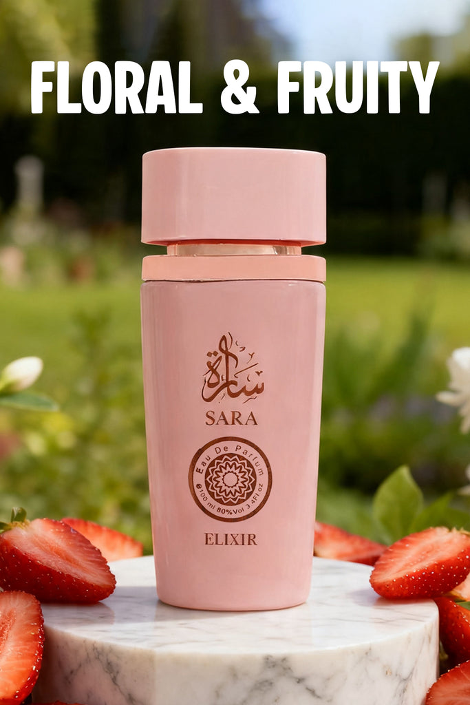 SARA ELIXIR SPRAY PERFUME EAU DE PARFUM FOR WOMEN - 100ML/3.4FL.OZ.