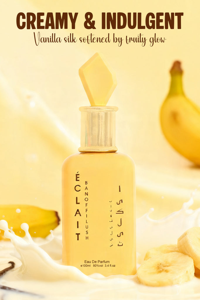 ECLAIT BANOFFILUSH SPRAY PERFUME EAU DE PARFUM FOR MEN AND WOMEN - 100ML/3.4FL.OZ.
