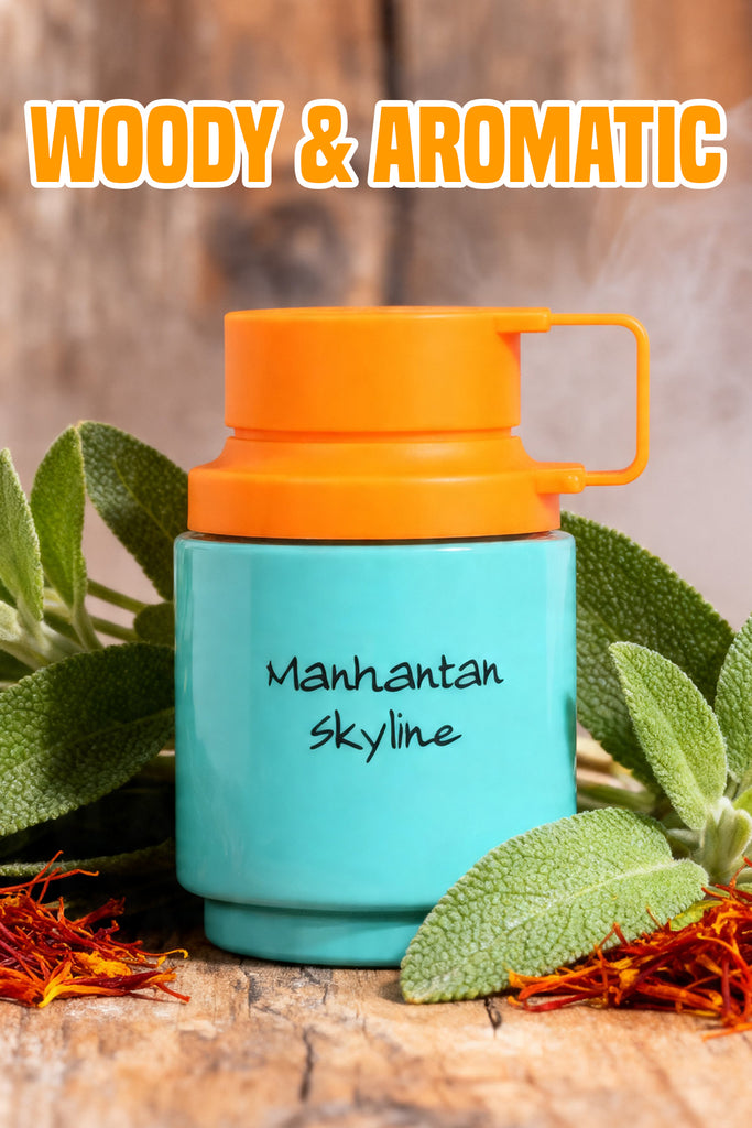 MANHATHAN SKYLINE SPRAY PERFUME EAU DE PARFUM FOR MEN - 100ML/3.4FL.OZ.
