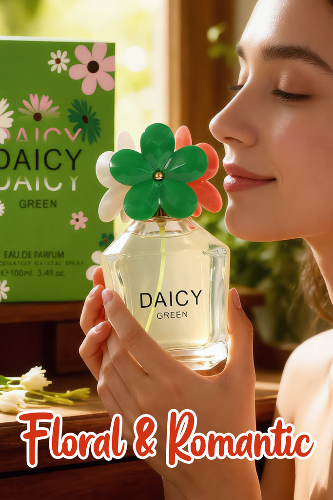 DAICY GREEN SPRAY PERFUME EAU DE PARFUM FOR WOMEN - 100ML/3.4FL.OZ.