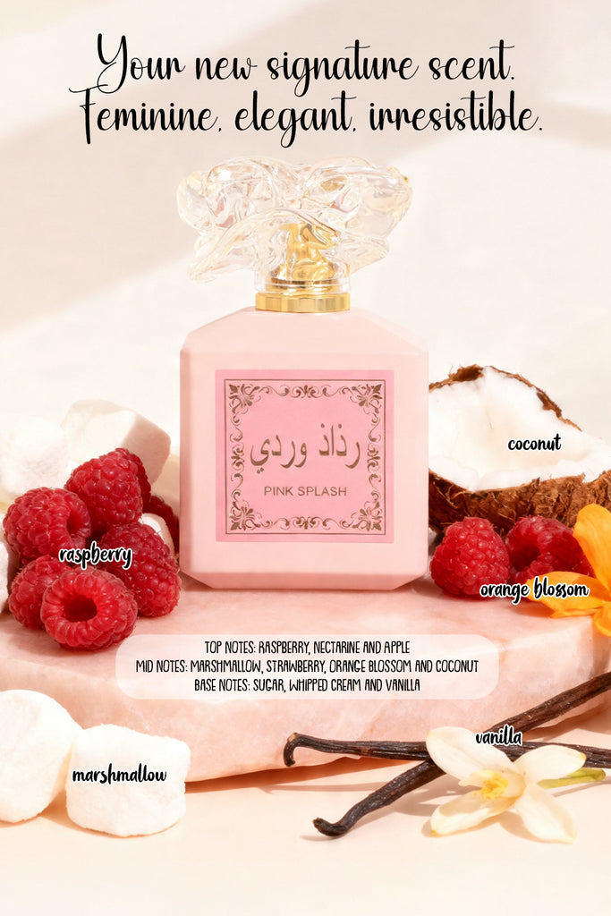 PINK SPLASH FOR WOMEN SPRAY PERFUME EAU DE PARFUM FOR WOMEN - 100ML/3.4FL.OZ.