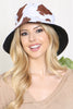 COW PRINT FASHION BUCKET HAT