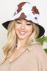 COW PRINT FASHION BUCKET HAT