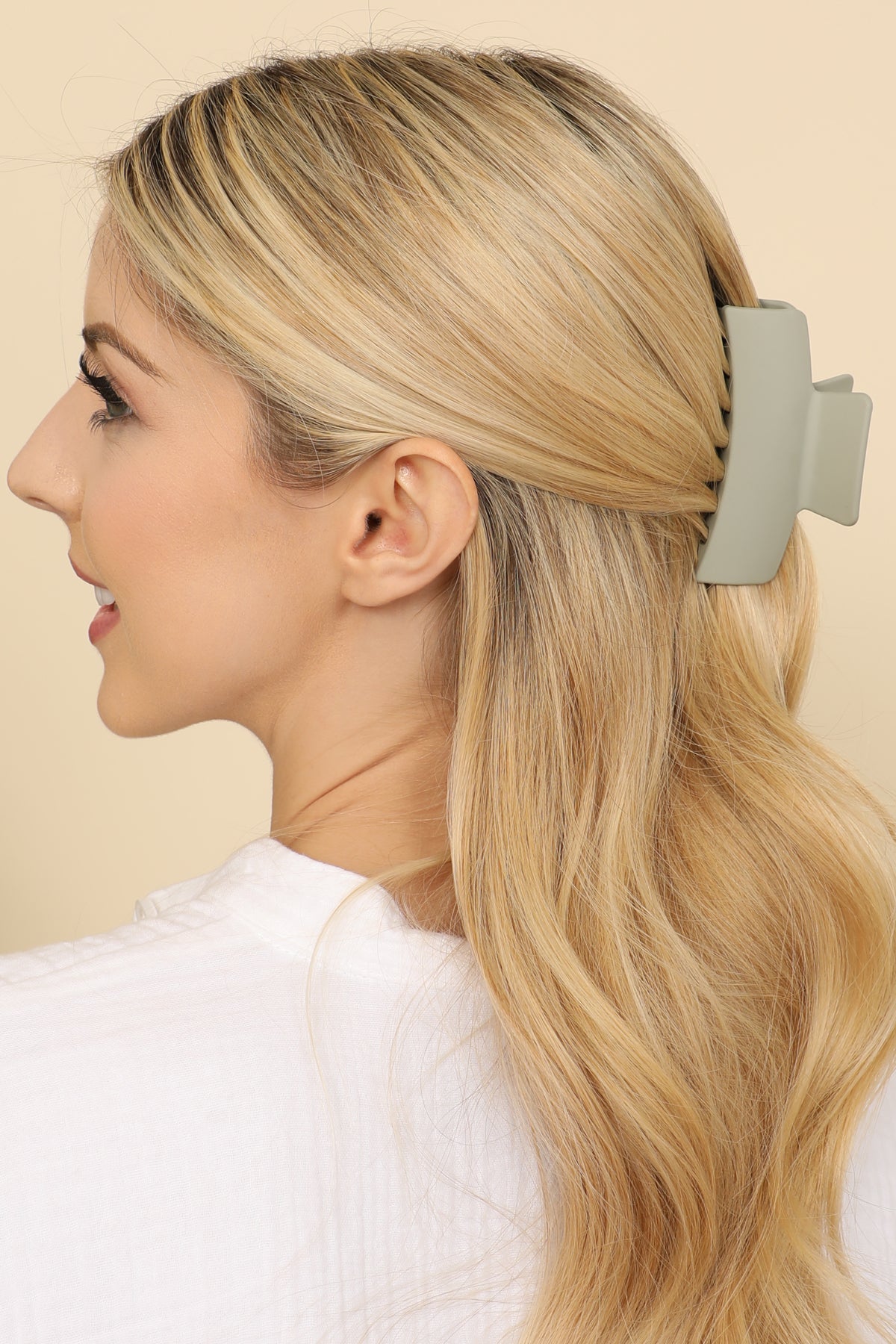 BIG RECTANGLE HAIR CLAW CLIP HAIR ACCESSORIES – Riah Fashion