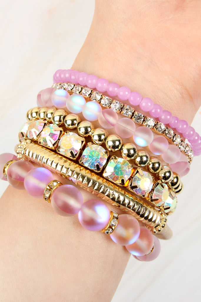 Mermaid Glass Bead Bracelets