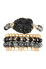 DRUZY CHARM MIXED BRACELET SET