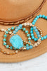 DRUZY CHARM MIXED BRACELET SET