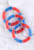 TUBULAR BEAD USA COLOR ACCENT BRACELET