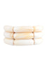 TUBULAR BEAD ACRYLIC 3 SET BANGLE BRACELET