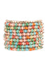 SEED BEAD, CCB STACKABLE, LAYERED VERSATILE BRACELET