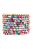 SEED BEAD, CCB STACKABLE, LAYERED VERSATILE BRACELET