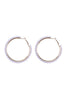 PEARL HOOP BOHO EARRING SET