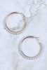 PEARL HOOP BOHO EARRING SET
