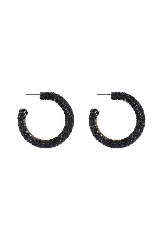 Plus Size - Glitter Hoop Earring - Torrid