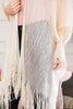 HDF2700 - METALLIC COLORED TASSEL BEACH KIMONO