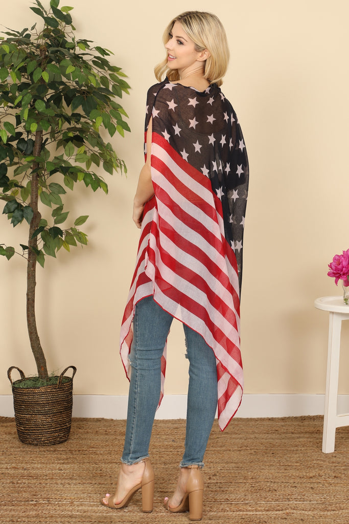 HDF2841 - USA ACCENT PONCHO